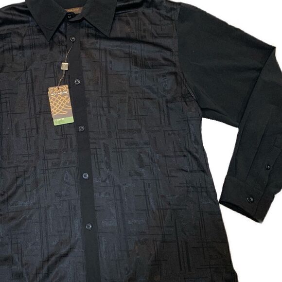 $5 ADD ON ITEM NWT Syllables System P1-5336 mens long sleeve button  sz XL - Picture 15 of 16